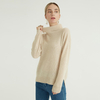 Semi-high Collar Simple Senior Long-sleeved Cashmere Luxury-knit Sweet Women