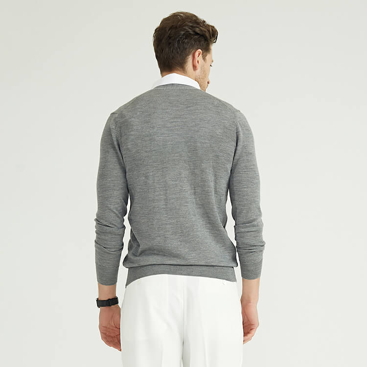 New Style Classic Design Casual Businesscardigan Sweater For Men