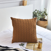 Custom 100% Cotton Cable Design Chunky Knit Pillow Cover