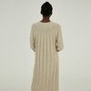 Custom Made Luxury 100% cashmere Long Rib Knitted Dress