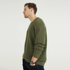 Green Long Sleeved Classic Design Knitted Cardigan Sweater For Men