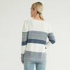 Simple Contrast Color V-neck Fashion Knitted Women's Sweaters For Women