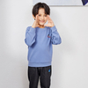 Blue Crew Neck Long Sleeve Classic Design Astronaut Boy Sweatshirt