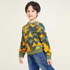 Crew Neck Knitted Boys' Design Simple Multicolor Custom Pullover