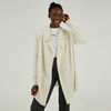 Custom Winter Luxury 100% Cashmere Long Knitting Cardigan Overcoat