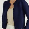 Original Manufacturer Flounces Short Cardigan Dark Pure Hot Selling Women Wool Sweater