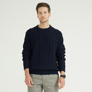 Stylish And Minimalist Design Custom Knitted Fashion Men Clothes Knit Sweater Men