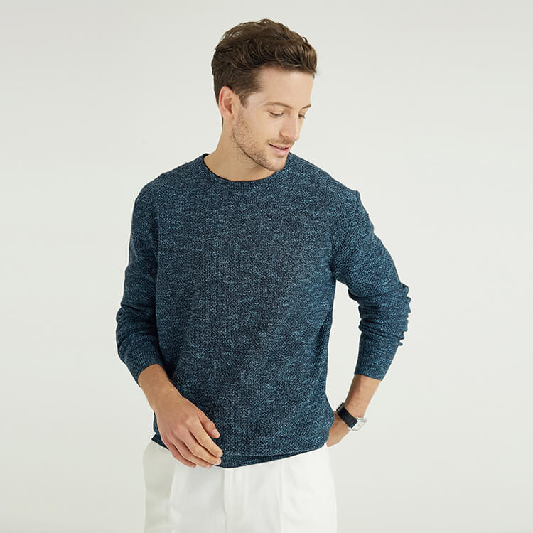 Support Customized Fashion Knitted Cable Men Knitted Sweater