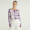 New Style High Quality Fashion Simple White Purple Women's Pullovers For Women